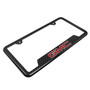 GMC in Red Black Carbon Fiber Texture ABS Plastic 50 States License Plate Frame