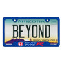 Honda Red Logo Civic Type-R Blue Carbon Fiber Texture ABS Plastic Open Corners License Plate Frame