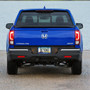 Honda Ridgeline Blue Carbon Fiber Texture ABS Plastic Open Corners License Plate Frame