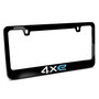 Jeep 4xe Printed American-Made Black Metal License Plate Frame