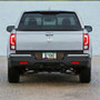 Honda Ridgeline Black Carbon Fiber Texture ABS Plastic Open Corners License Plate Frame