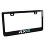 Jeep 4xe Printed Real Carbon Fiber Finish ABS Plastic License Plate Frame