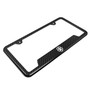 Jeep Willys Star Logo Black Carbon Fiber Texture ABS Plastic 50 States License Plate Frame
