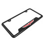 Jeep Trailhawk Black Carbon Fiber Texture ABS Plastic 50 States License Plate Frame