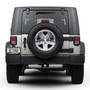Jeep Rubicon Wrangler Black Carbon Fiber Look ABS Plastic License Plate Frame