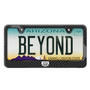Jeep Grill Black Carbon Fiber Look ABS Plastic License Plate Frame
