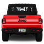 Jeep Gladiator Black Carbon Fiber Look ABS Plastic License Plate Frame