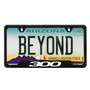Chrysler 300 Black Carbon Fiber Texture ABS Plastic 50 States License Plate Frame