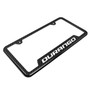 Dodge Durango Black Carbon Fiber Texture ABS Plastic 50 States License Plate Frame