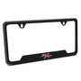 Dodge R/T Logo Black Carbon Fiber Texture ABS Plastic 50 States License Plate Frame