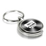 Jeep Grill Gray Brushed Metal Spinner Key Chain