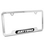 Dodge Charger Daytona Real Carbon Fiber Nameplate Chrome Stainless Steel License Plate Frame