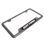 Dodge Charger Daytona Black Insert Gunmetal Black Stainless Steel License Plate Frame