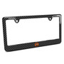 Dodge Super-Bee Logo Black Carbon Fiber Look ABS Plastic License Plate Frame