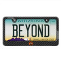 Dodge Super-Bee Logo Black Carbon Fiber Look ABS Plastic License Plate Frame