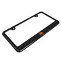 Dodge Super-Bee Logo Black Carbon Fiber Look ABS Plastic License Plate Frame