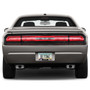 Dodge Challenger Classic UV-LED Printed on Black Dome Chrome Stainless Steel License Plate Frame