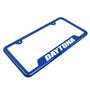 Dodge Charger Daytona Blue Carbon Fiber Texture ABS Plastic License Plate Frame