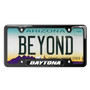 Dodge Charger Daytona Real Carbon Fiber Insert Black Stainless Steel License Plate Frame