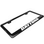 Dodge Charger Daytona Printed Real Carbon Fiber Finish ABS Plastic License Plate Frame