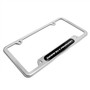 Dodge Grand-Caravan UV-LED Printed on Black Dome Chrome Stainless Steel License Plate Frame