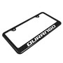Dodge Durango Black Carbon Fiber Look ABS Plastic License Plate Frame