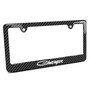 Dodge Charger Classic Black Carbon Fiber Look ABS Plastic License Plate Frame