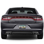 Dodge Charger Classic Black Carbon Fiber Look ABS Plastic License Plate Frame
