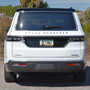 Jeep Grand Wagoneer Black Carbon Fiber Look ABS Plastic License Plate Frame