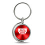 Jeep Grill Red Brushed Metal Spinner Key Chain