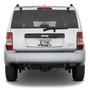 Jeep Liberty UV-LED Printed on Black Dome Chrome Stainless Steel License Plate Frame