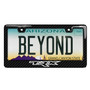 RAM 1500 TRX Printed Real Carbon Fiber Finish ABS Plastic License Plate Frame