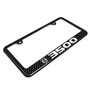 RAM 3500 Black Carbon Fiber Look ABS Plastic License Plate Frame