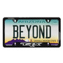 RAM 1500 TRX Printed Black Real Carbon Fiber 50 States License Plate Frame