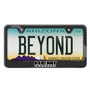 HEMI Powered Black Carbon Fiber Look ABS Plastic License Plate Frame