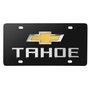 Chevrolet Tahoe 3D Dual Logo Black Stainless Steel License Plate
