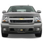 Chevrolet Avalanche Gold Bowtie 3D Dual Logo Black Stainless Steel License Plate