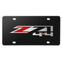 Chevrolet Z71 4x4 3D Logo Black Stainless Steel License Plate