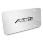 Cadillac ATS 3D Nameplate Mirror Chrome Stainless Steel License Plate