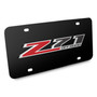 Chevrolet Z71 Offroad 3D Logo Black Stainless Steel License Plate