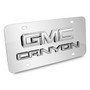 GMC Canyon 3D Dual Logo Mirror Chrome Stainless Steel License Plate