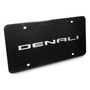 GMC Denali 3D Logo on Real Black Carbon Fiber License Plate