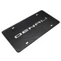 GMC Denali 3D Logo on Real Black Carbon Fiber License Plate