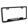 RAM 1500 TRX Black Carbon Fiber Texture ABS Plastic 50 States License Plate Frame