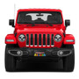 Jeep Trailhawk 3D Logo on Rubber Ducks Graphic Black Metal License Plate