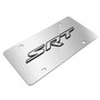 SRT 3D Logo Logo on Chrome Stainless Steel License Plate for Dodge Jeep