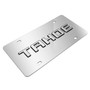 Chevrolet Tahoe 3D Nameplate Mirror Chrome Stainless Steel License Plate