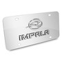 Chevrolet Impala 3D Dual Logo Mirror Chrome Stainless Steel License Plate