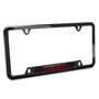 RAM 1500 TRX in Red Real Carbon Fiber Insert Black Stainless Steel License Plate Frame