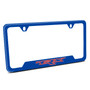 RAM 1500 TRX in Red Blue Carbon Fiber Texture ABS Plastic 50 States License Plate Frame